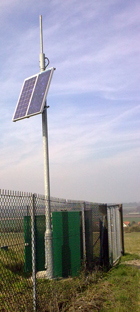 A solar powered instrumentation site